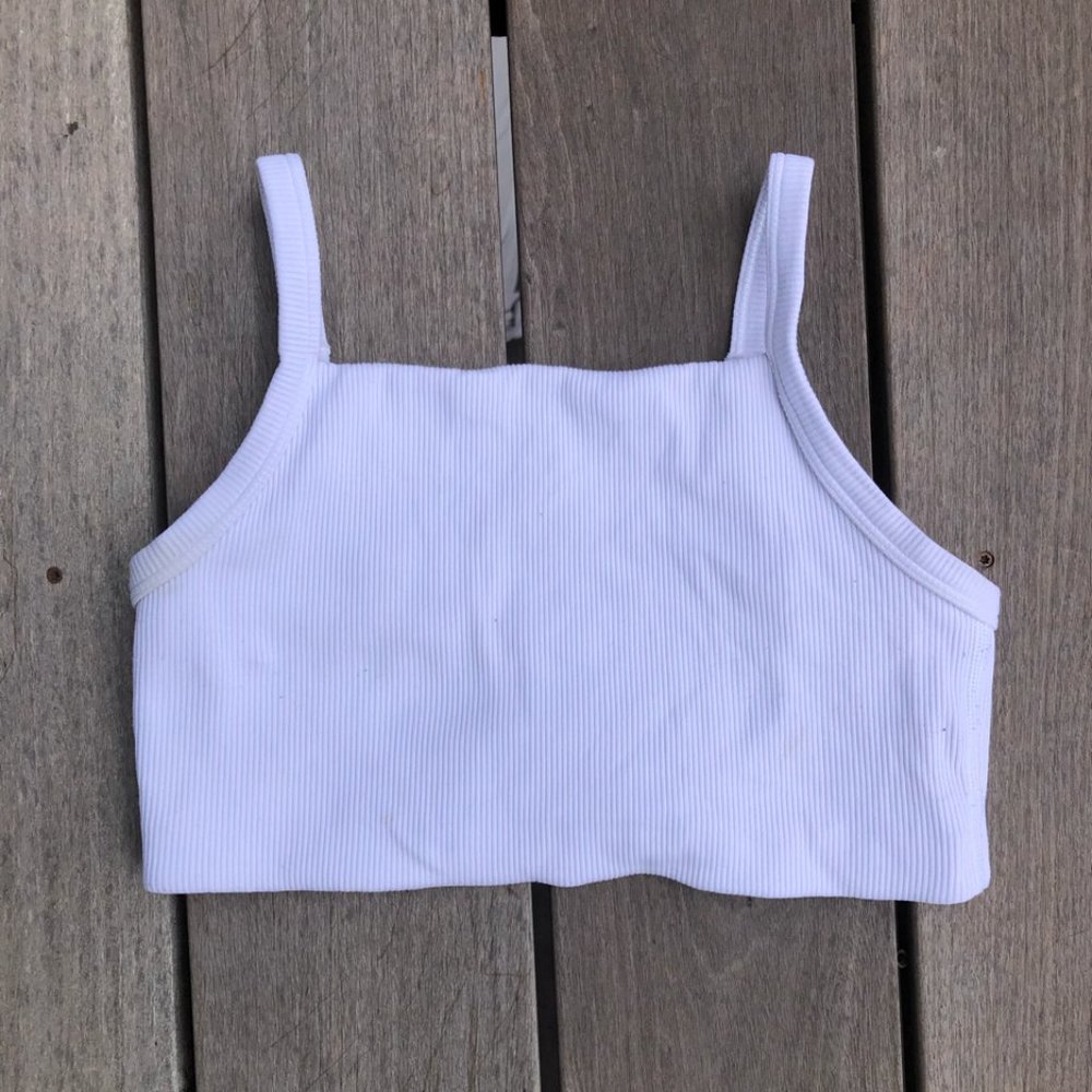 Aerie Bralette - white - small